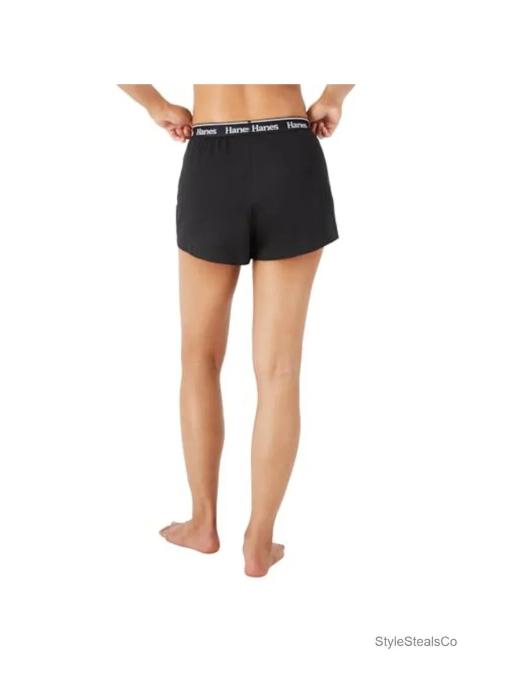 2-Pack Pajama Shorts for Women, Soft Cotton-Blend Sleep Shorts